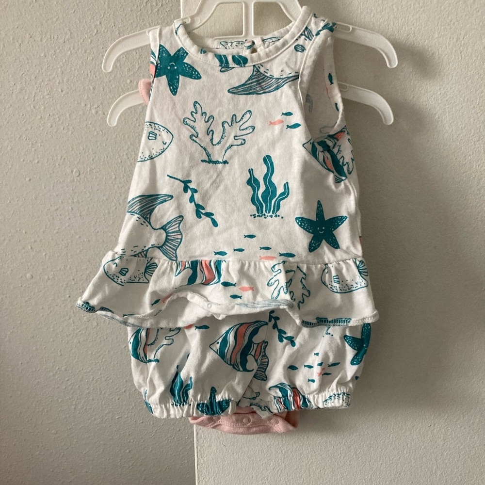 3 piece summer set for baby girl